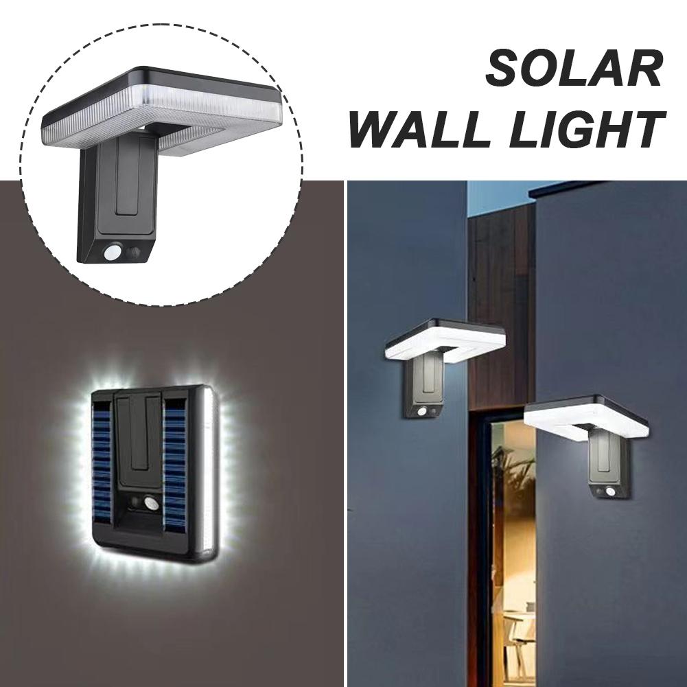 Outdoor Lighting Lux - 折りたたみ式LED 120 ° ソーラーライト 3 モード街路灯庭の装飾屋外壁ランプモーションセンサーソーラー防水スポットライトランプ