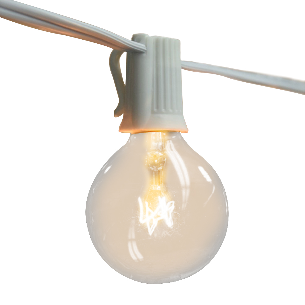 Outdoor Lighting Vintage - ヴィンテージ G40 クリア電球ストリングライト 8 メートルの長さ 25