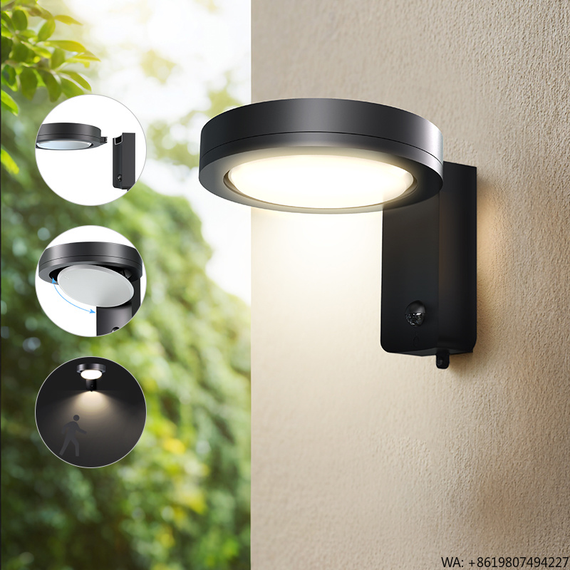 Outdoor Lighting For Fence - SRESKYソーラー式屋外ウォールライト 防水LED壁掛けライト ガーデンフェンス、コンパウンドウォール、境界用