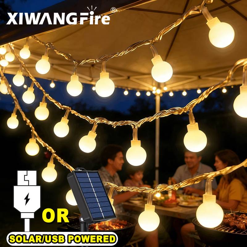 3-10M ソーラー/USB/バッテリー式ストリングライト、 - Outdoor Lighting Decoration のレビューと価格