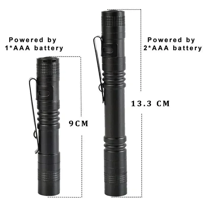 ミニポータブル LED ペンライト クリップ付き 超高輝度  - Outdoor Lighting Landscape のレビューと価格