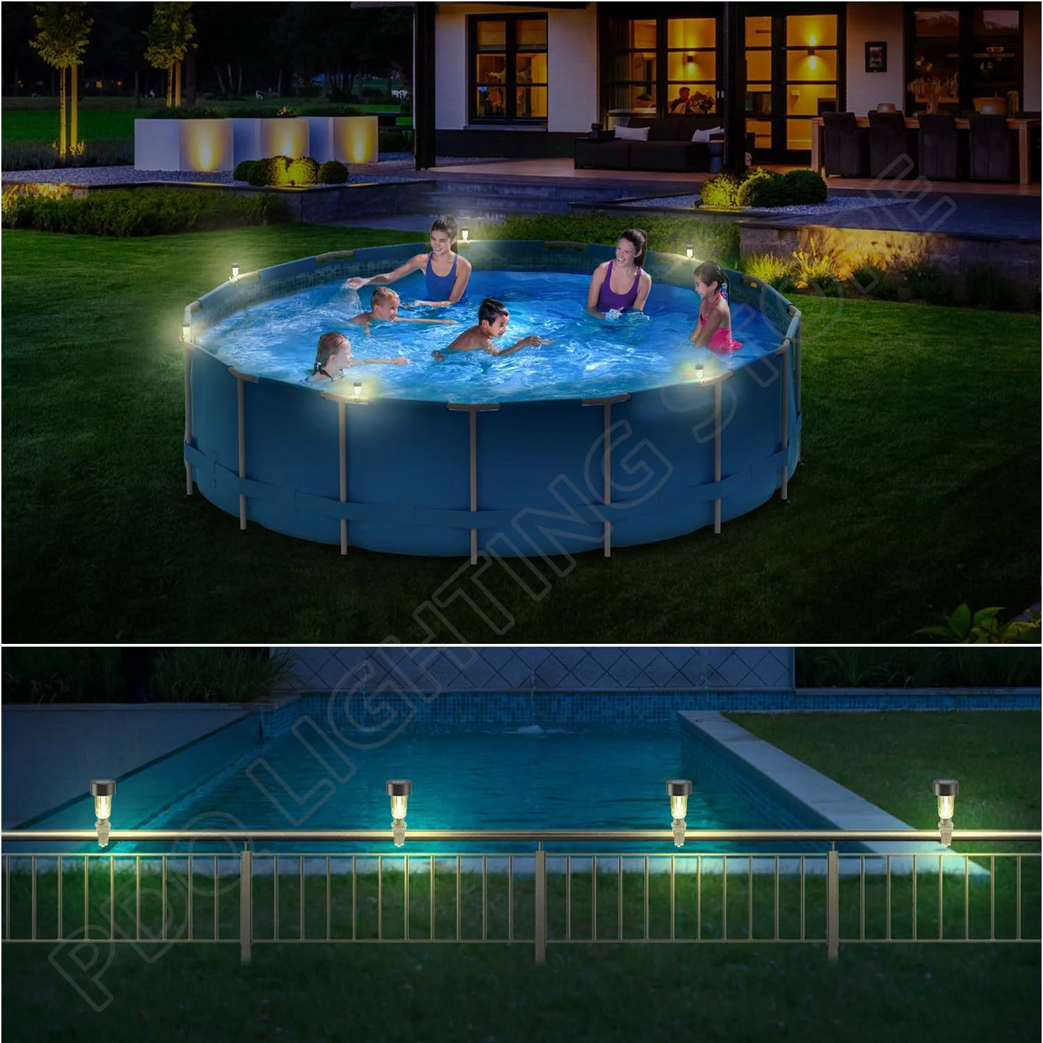ソーラーライト屋外防水ケーブルタイ太陽光発電ライト庭フェンス - Outdoor Lighting For Fence のレビューと価格