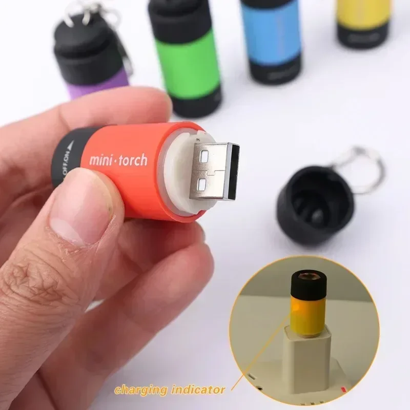 USB充電式LED多機能強力ライトポケットキーホルダー懐中電 - Outdoor Lighting B&Q のレビューと価格