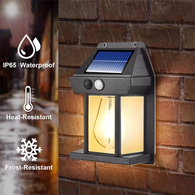 屋外ソーラーランプ,防水,壁照明,庭の装飾,タングステン電球 - Outdoor Lighting For Fence のレビューと価格
