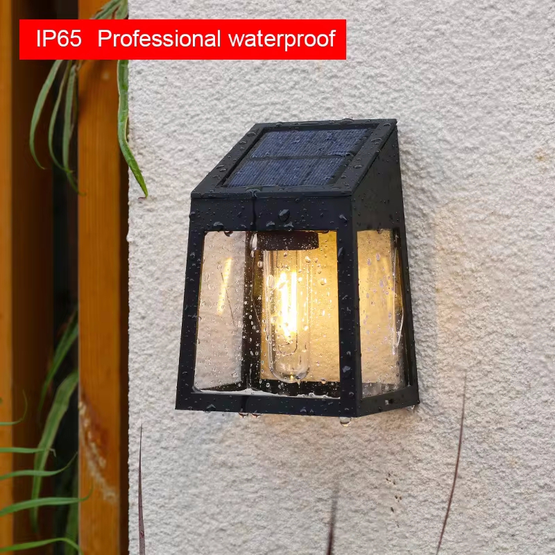 屋外ソーラーランプ,防水,壁照明,庭の装飾,タングステン電球 - Outdoor Lighting For Fence のレビューと価格