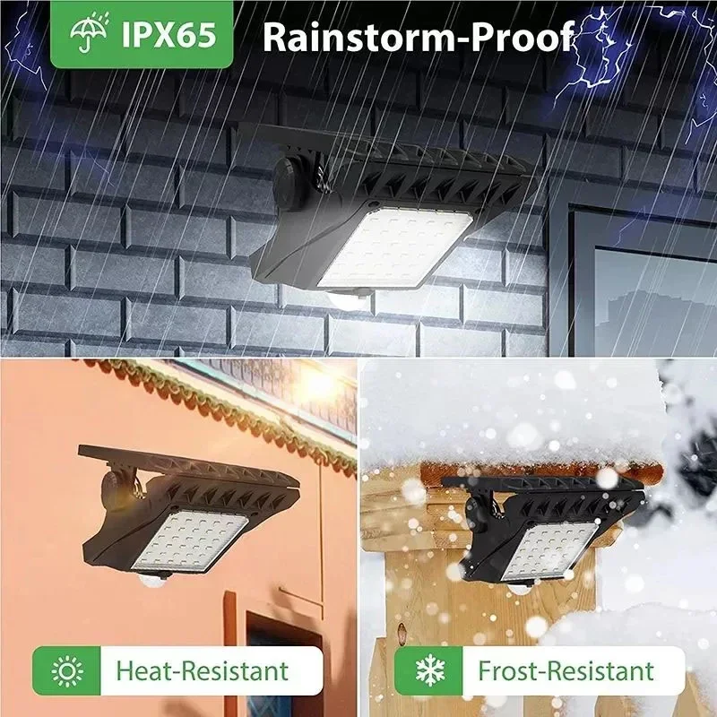 45LED ソーラーライト屋外クリップオンモーションセンサー - Outdoor Lighting For Fence のレビューと価格