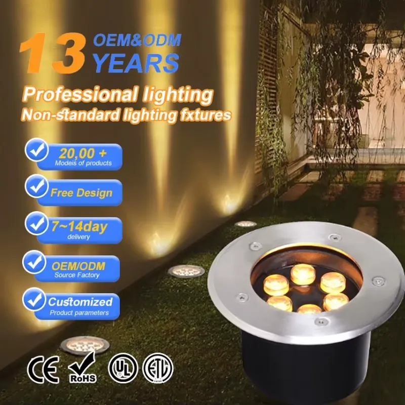 防水IP67 LED地下灯 12V 24V RGB 屋外埋め - Outdoor Lighting In Ground のレビューと価格