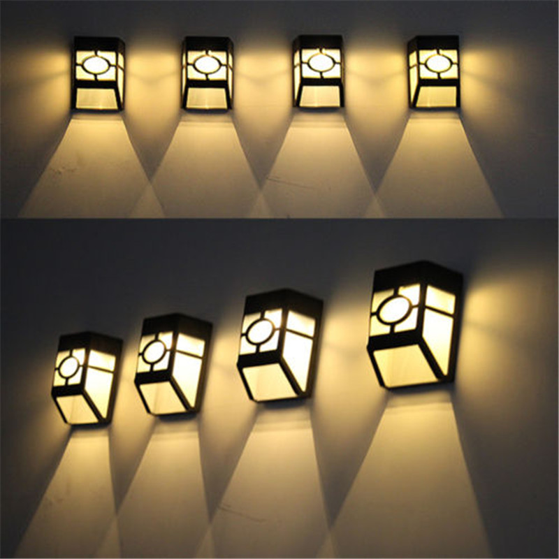 ソーラーパワーLEDウォールライト,屋外ガーデンパス,景観照 - Outdoor Lighting For Fence のレビューと価格