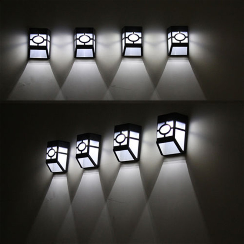 ソーラーパワーLEDウォールライト,屋外ガーデンパス,景観照 - Outdoor Lighting For Fence のレビューと価格