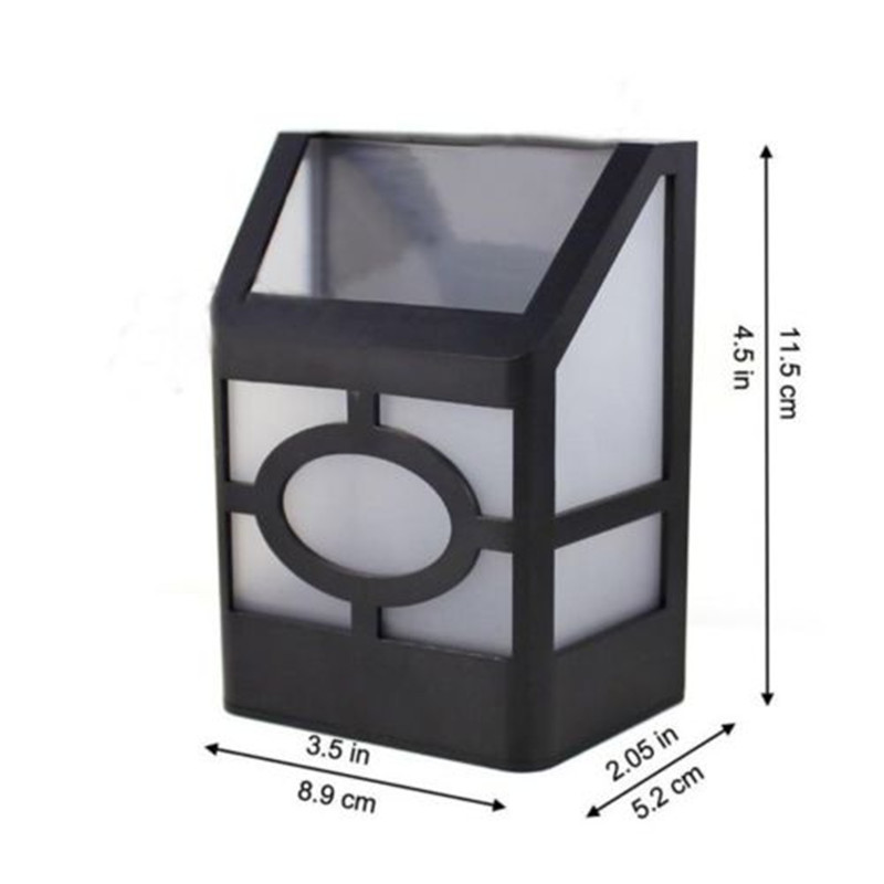 ソーラーパワーLEDウォールライト,屋外ガーデンパス,景観照 - Outdoor Lighting For Fence のレビューと価格