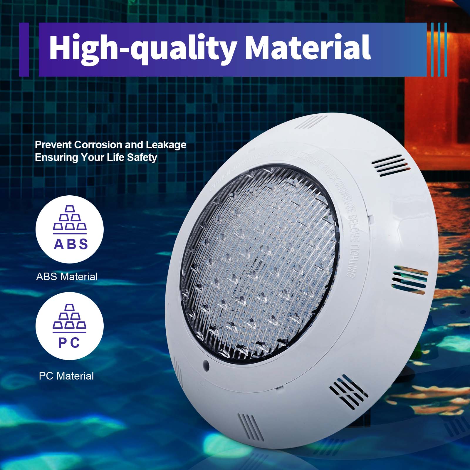 45W & 36W RGB LEDプールライト IP68防水 - Pond Light Submersible のレビューと価格