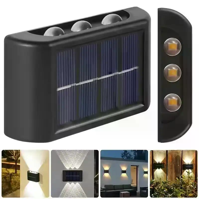 ソーラーウォールランプ屋外防水ソーラーフェンスライトソーラー - Outdoor Lighting For Fence のレビューと価格