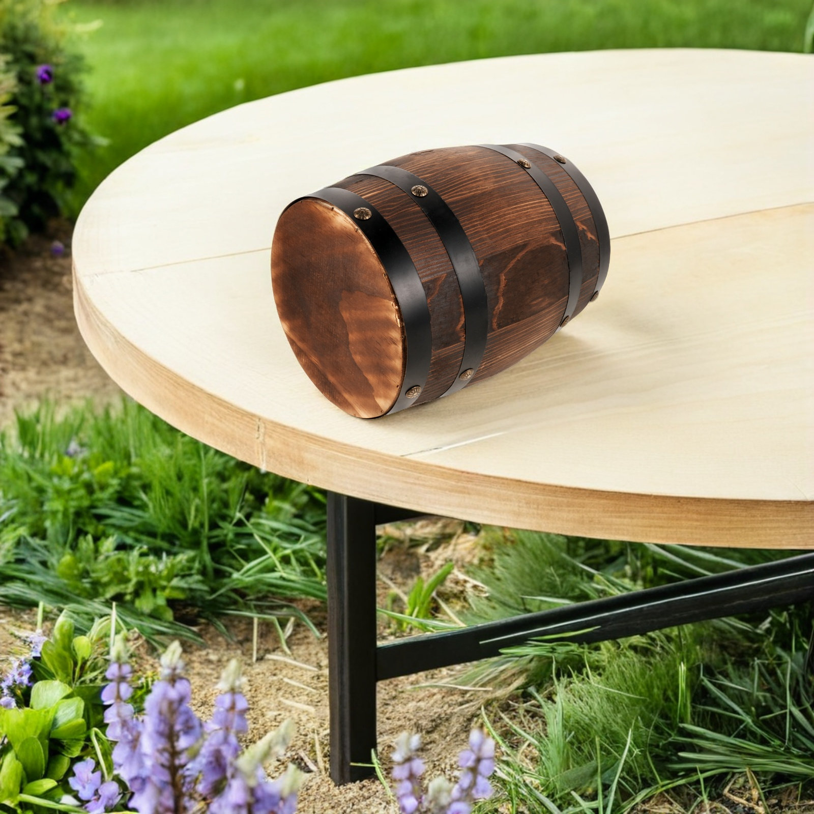 木製屋外バレルスツール ヴィンテージウイスキーバレルスツール - Outdoor Lighting Vintage のレビューと価格