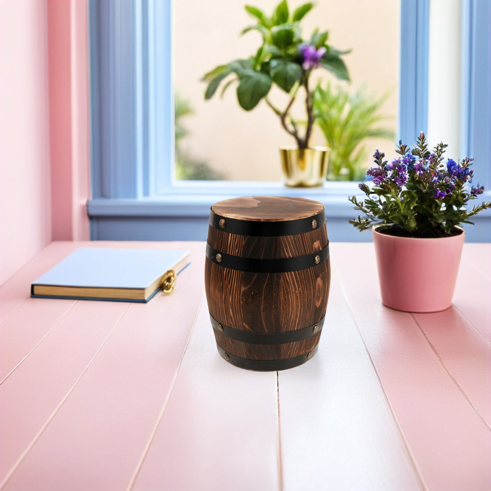 木製屋外バレルスツール ヴィンテージウイスキーバレルスツール - Outdoor Lighting Vintage のレビューと価格