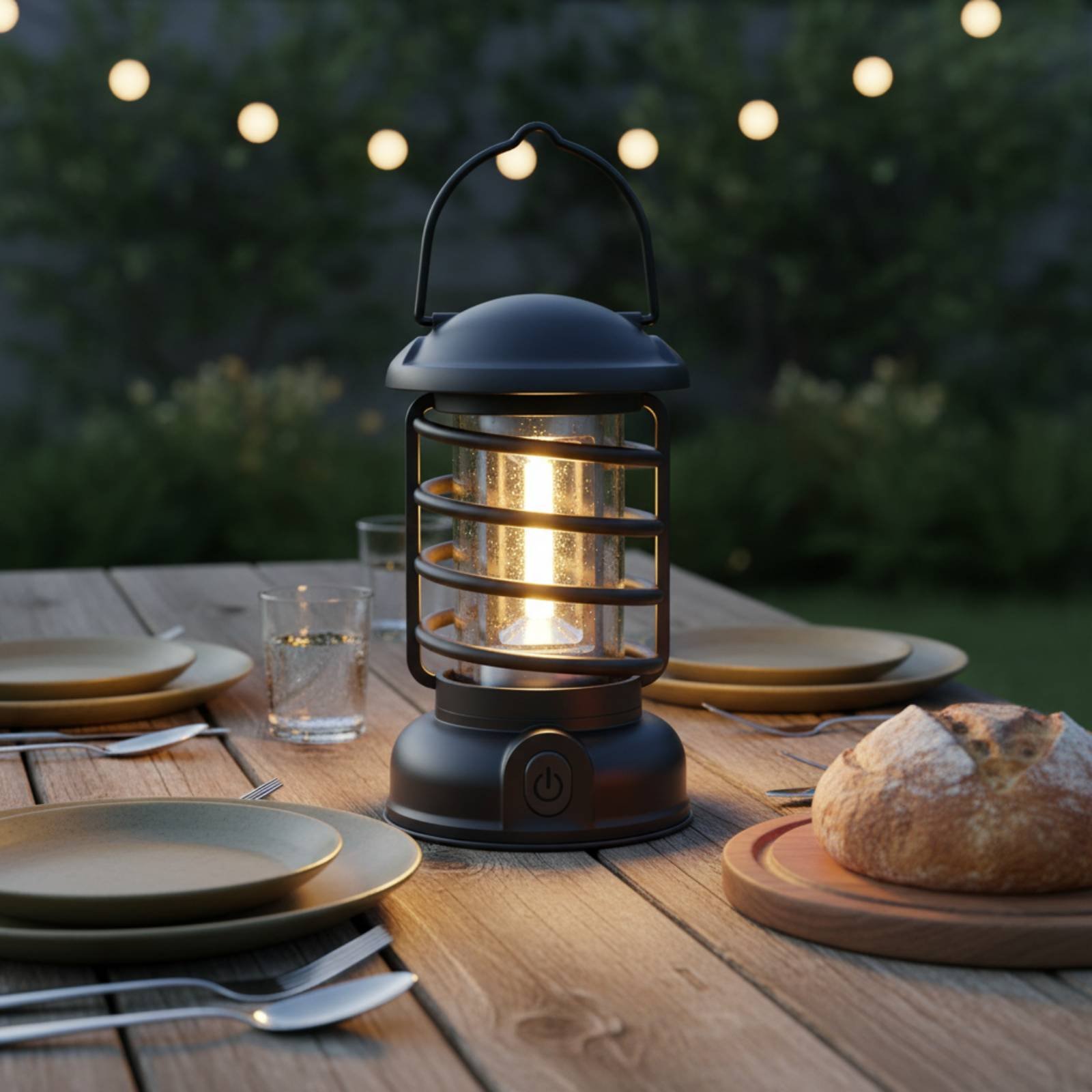 レトロキャンプランタン双方向電源ヴィンテージデザイン発光コン - Outdoor Lighting Vintage のレビューと価格