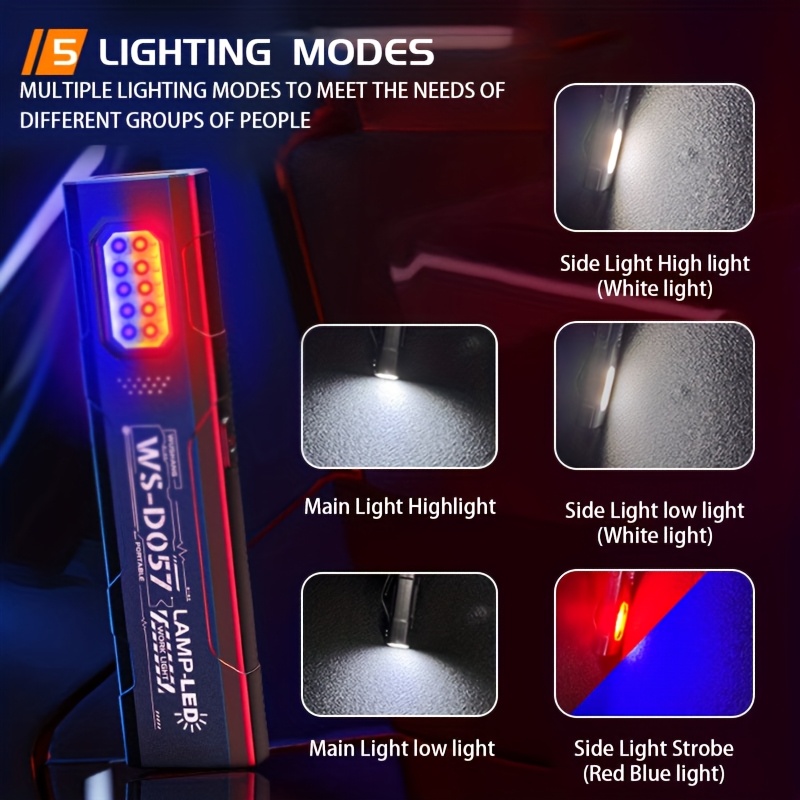 強力なミニセキュリティフラッシュ作業灯警告灯強力ライトミニポ - Outdoor Lighting Landscape のレビューと価格