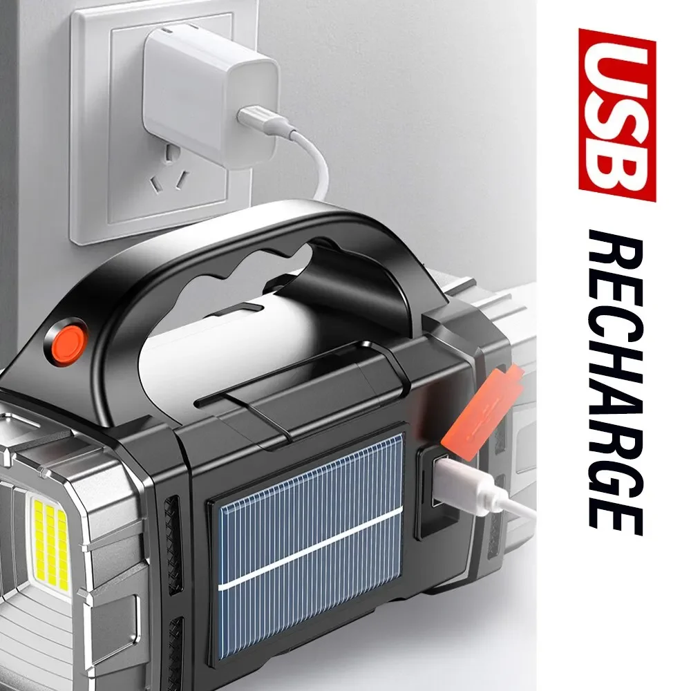 新しいアップグレード充電式ハイパワーソーラー LED 懐中電 - Outdoor Lighting B&Q のレビューと価格
