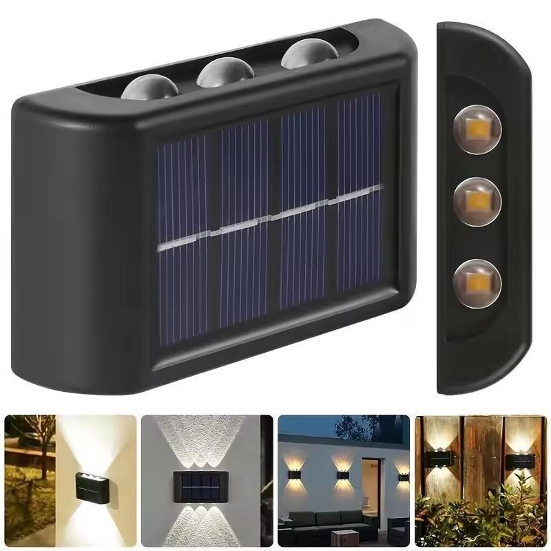 屋外防水ソーラーLEDウォールライト、夕暮れから夜明けまで点 - Outdoor Lighting For Fence のレビューと価格