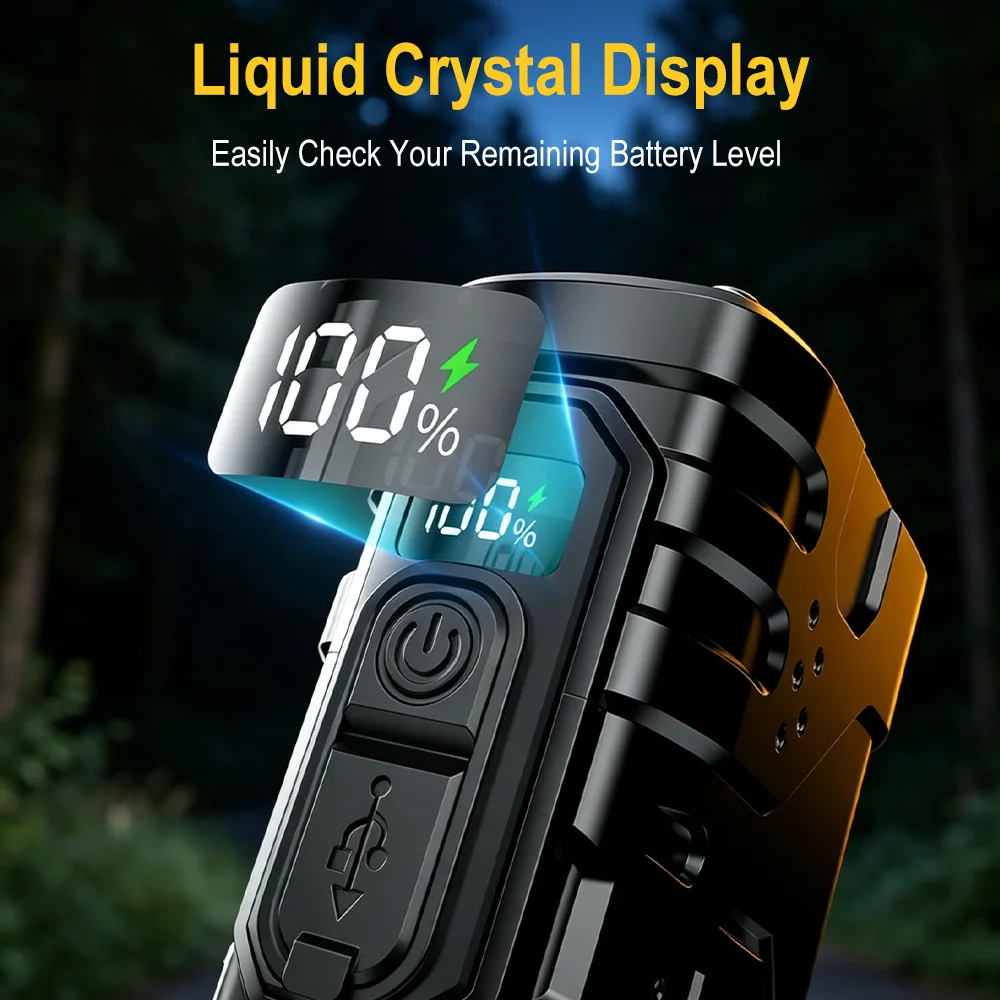 BORUIiT ハンドクランク EDC LED フラッシュラ - Outdoor Lighting B&Q のレビューと価格