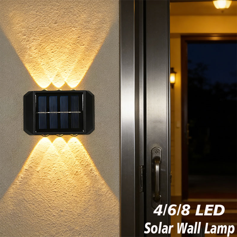 4/6/8 LED ソーラー屋外ライトソーラー照明防水ランプ - Outdoor Lighting Lux のレビューと価格