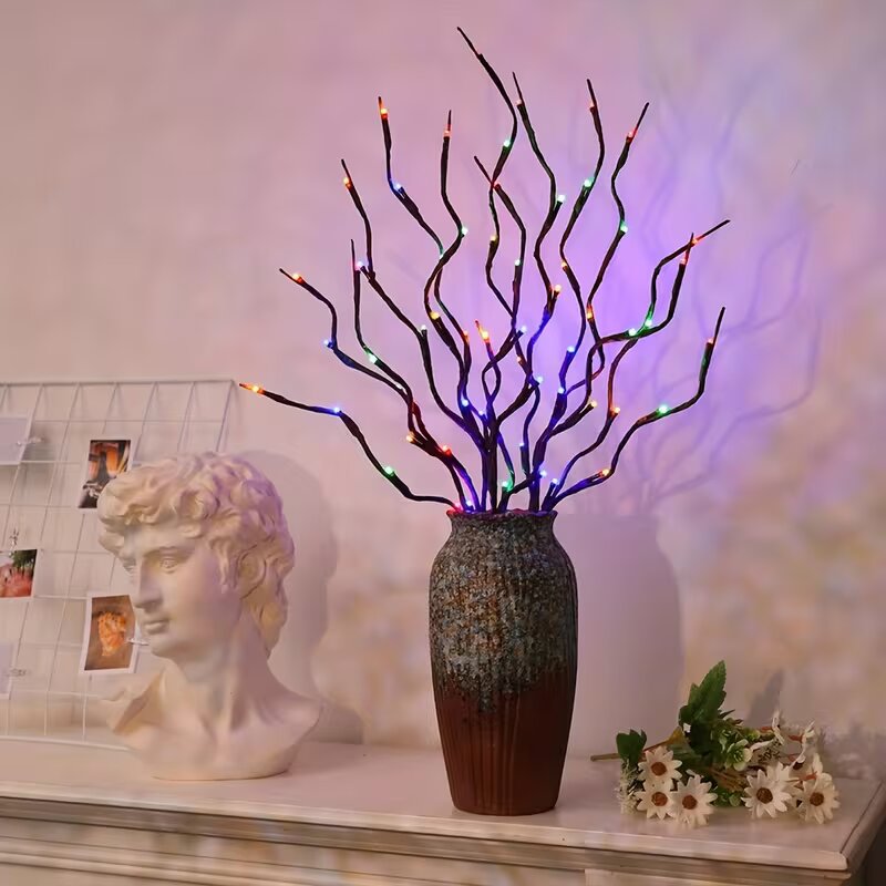 1/2PC 20LED 桜の枝ライト屋内屋外ホームデコレーシ - Outdoor Lighting Decoration のレビューと価格