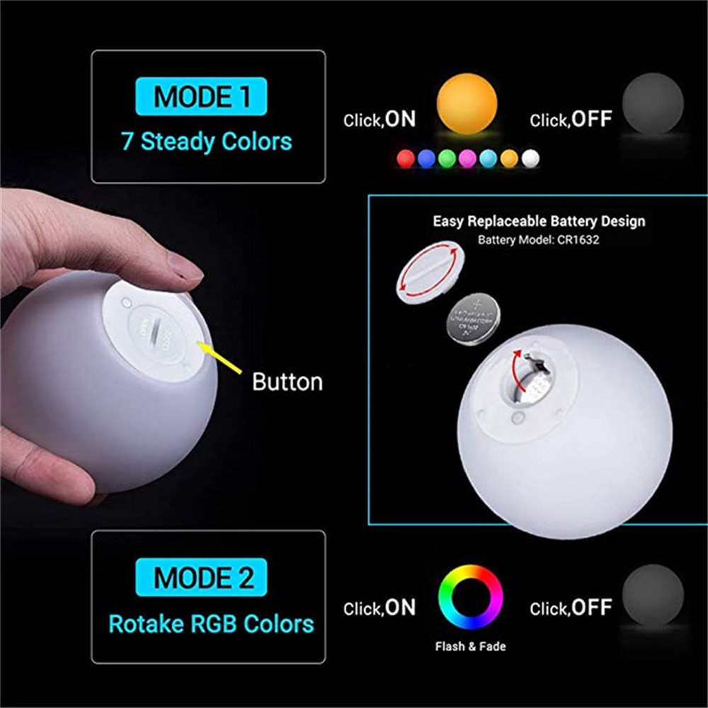 RGBフローティングプールライト,色が変わるLEDライト,ボ - Pond Light Submersible のレビューと価格