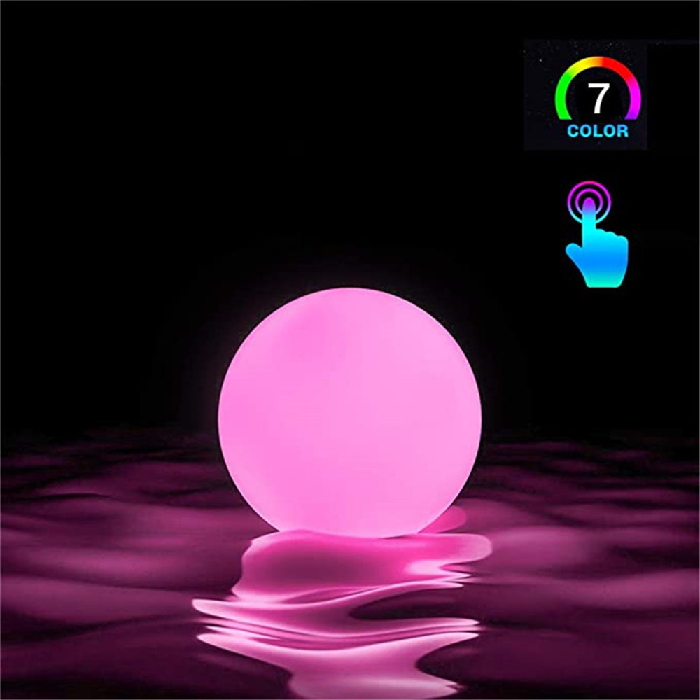 RGBフローティングプールライト,色が変わるLEDライト,ボ - Pond Light Submersible のレビューと価格