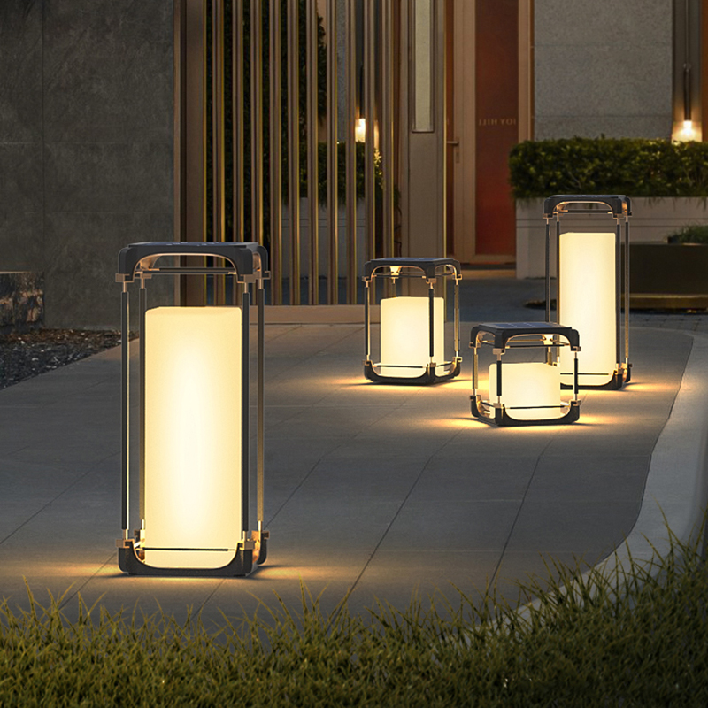 発光フロアランプ 庭用ソーラーLED屋外照明 非ソーラーラン - Outdoor Lighting Decoration のレビューと価格