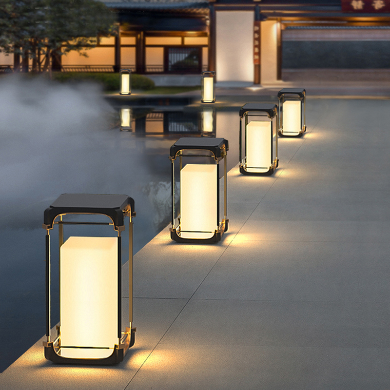 発光フロアランプ 庭用ソーラーLED屋外照明 非ソーラーラン - Outdoor Lighting Decoration のレビューと価格