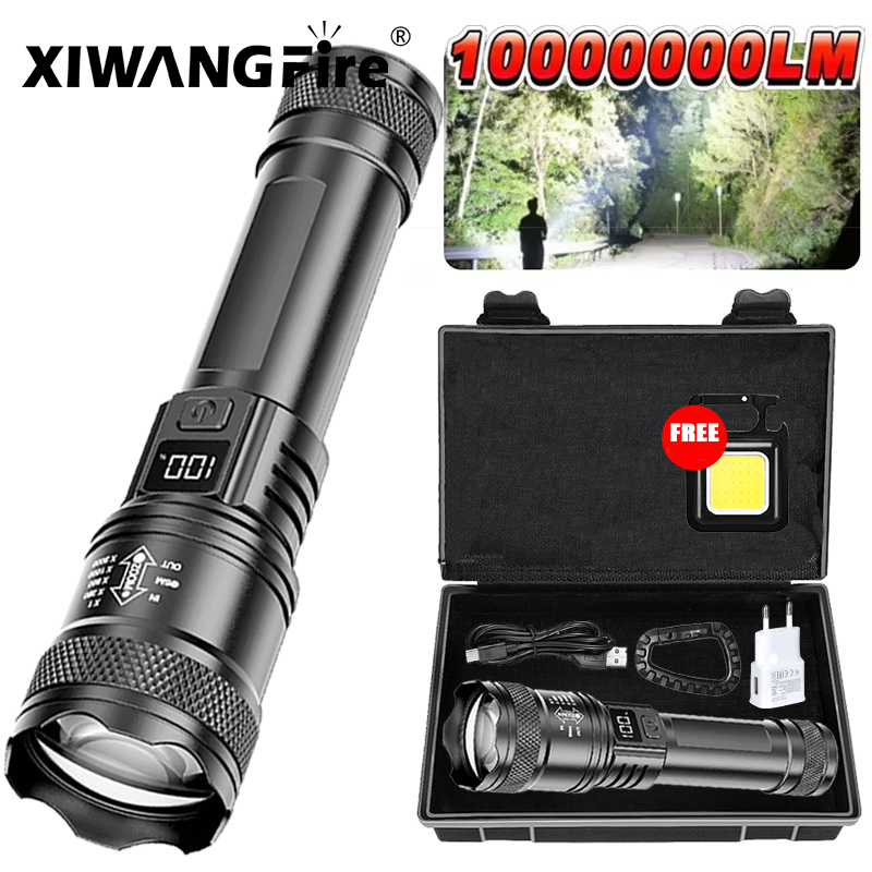超高輝度 LED 懐中電灯 2000LM Type-C 充電 - Outdoor Lighting Globes のレビューと価格
