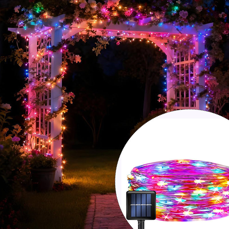 ソーラーガーデンLEDフェアリーライト屋外8モードフレキシブ - Outdoor Lighting For Fence のレビューと価格