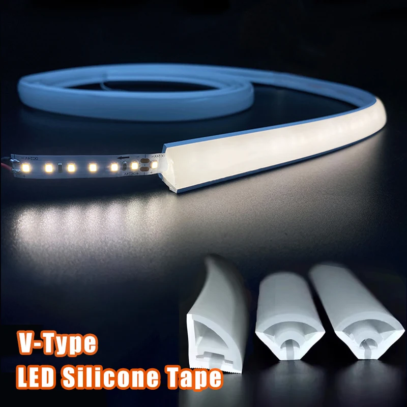 12V LEDシリコンロープライト 防水V型フレキシブルシリ - Outdoor Lighting Lux のレビューと価格