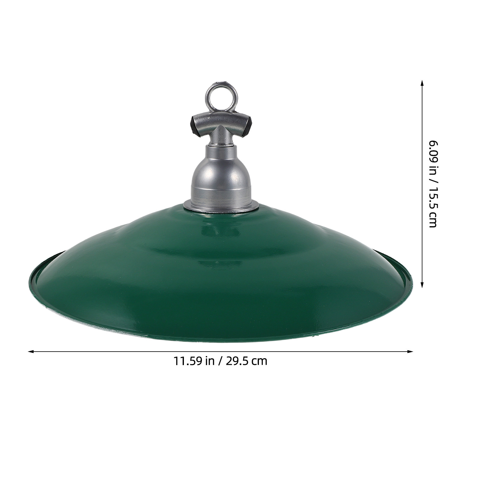 30cmの素朴なエナメル製ランプシェード、ヴィンテージ風屋外 - Outdoor Lighting Vintage のレビューと価格