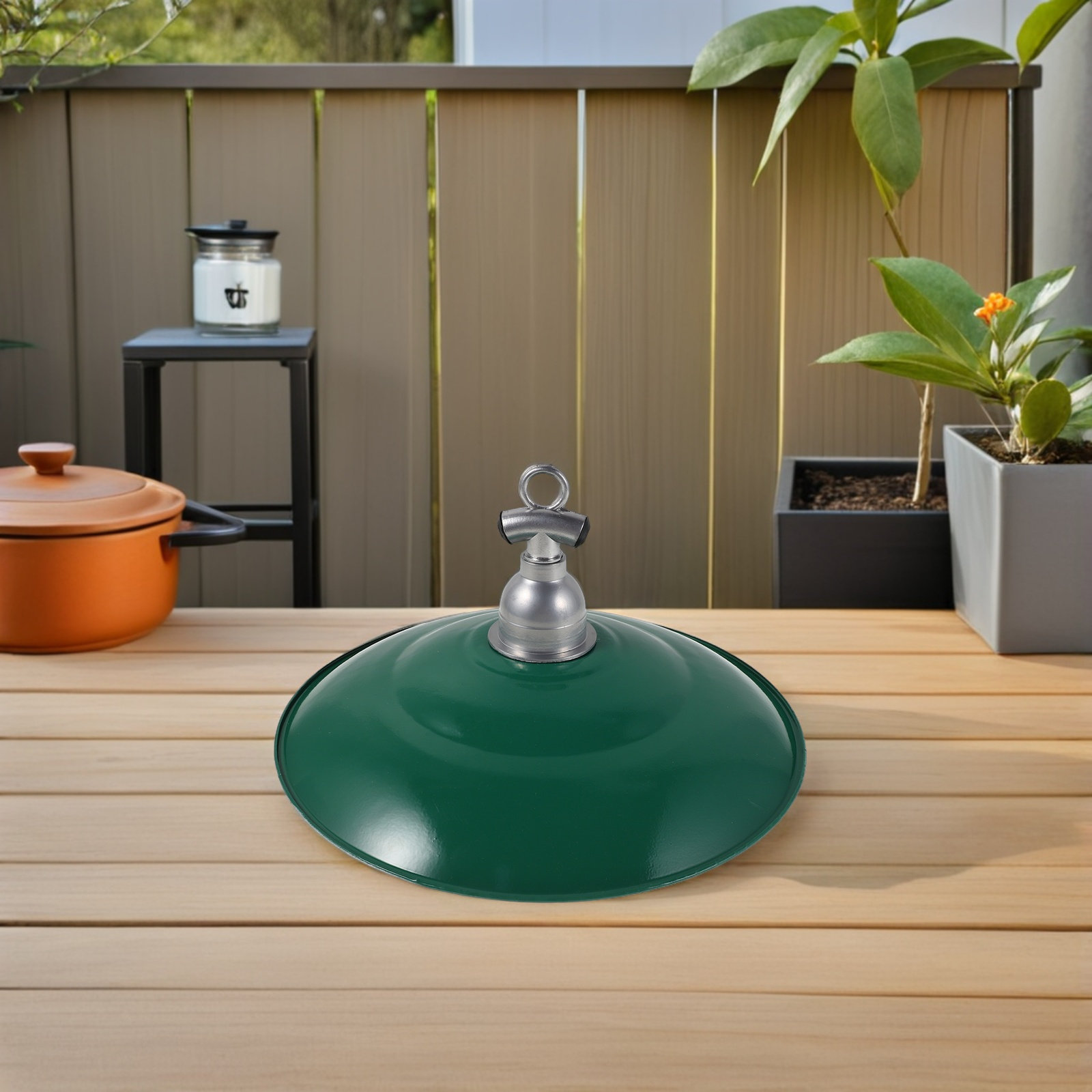 30cmの素朴なエナメル製ランプシェード、ヴィンテージ風屋外 - Outdoor Lighting Vintage のレビューと価格