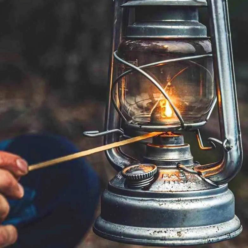 ハンドル付きキャンプ灯油ランプ、屋外雰囲気照明、テントランタ - Outdoor Lighting Vintage のレビューと価格