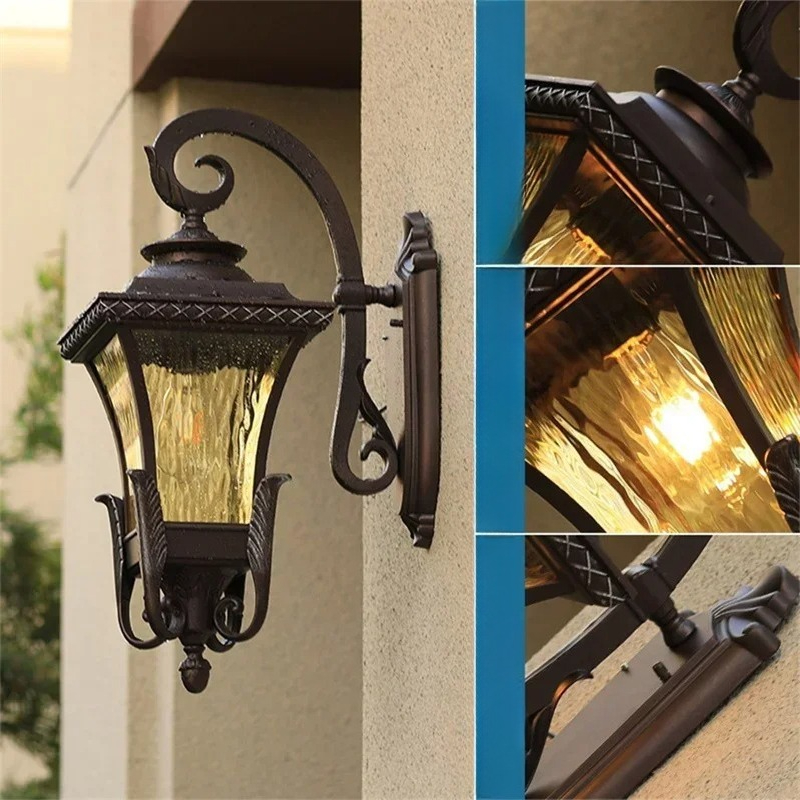 ヴィラコミュニティヨーロピアンスタイル屋外ウォールライト防水 - Outdoor Lighting Lux のレビューと価格