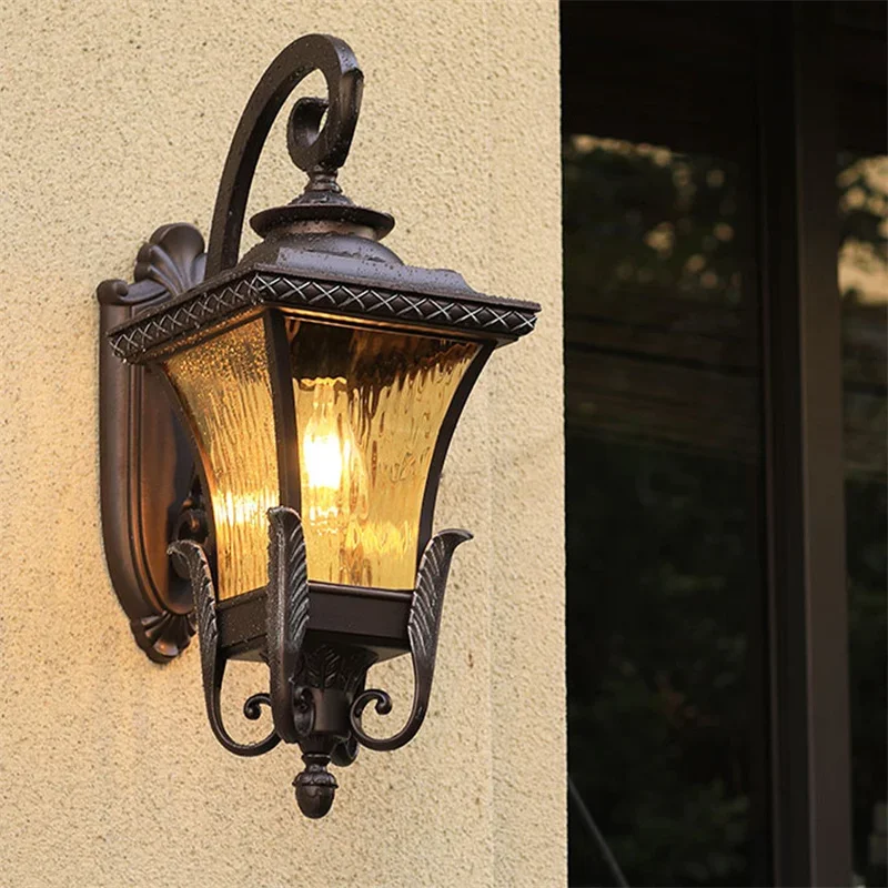 ヴィラコミュニティヨーロピアンスタイル屋外ウォールライト防水 - Outdoor Lighting Lux のレビューと価格