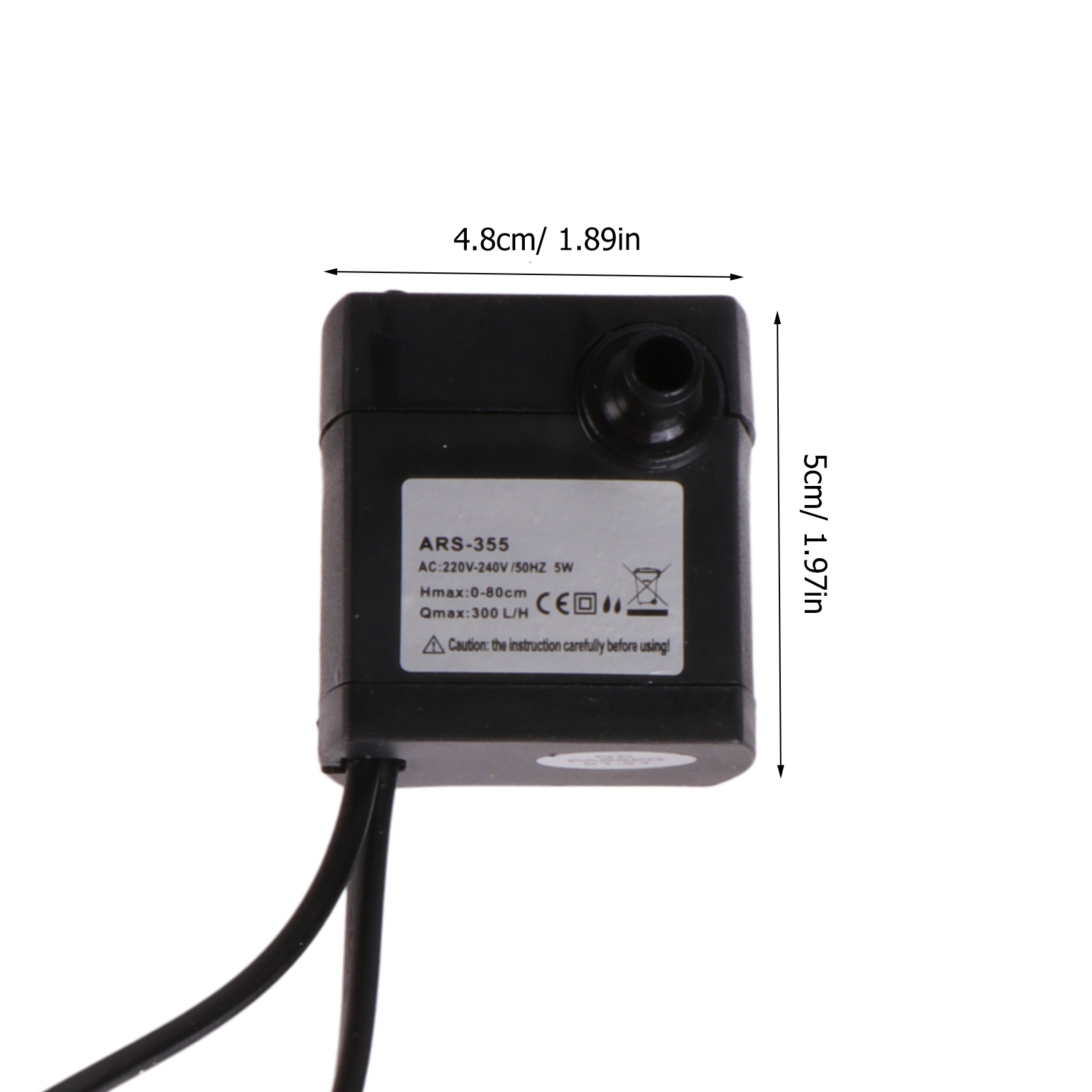 5 ワット水中循環水ポンプ調整可能な流量 LED ライト水族 - Pond Light Submersible のレビューと価格