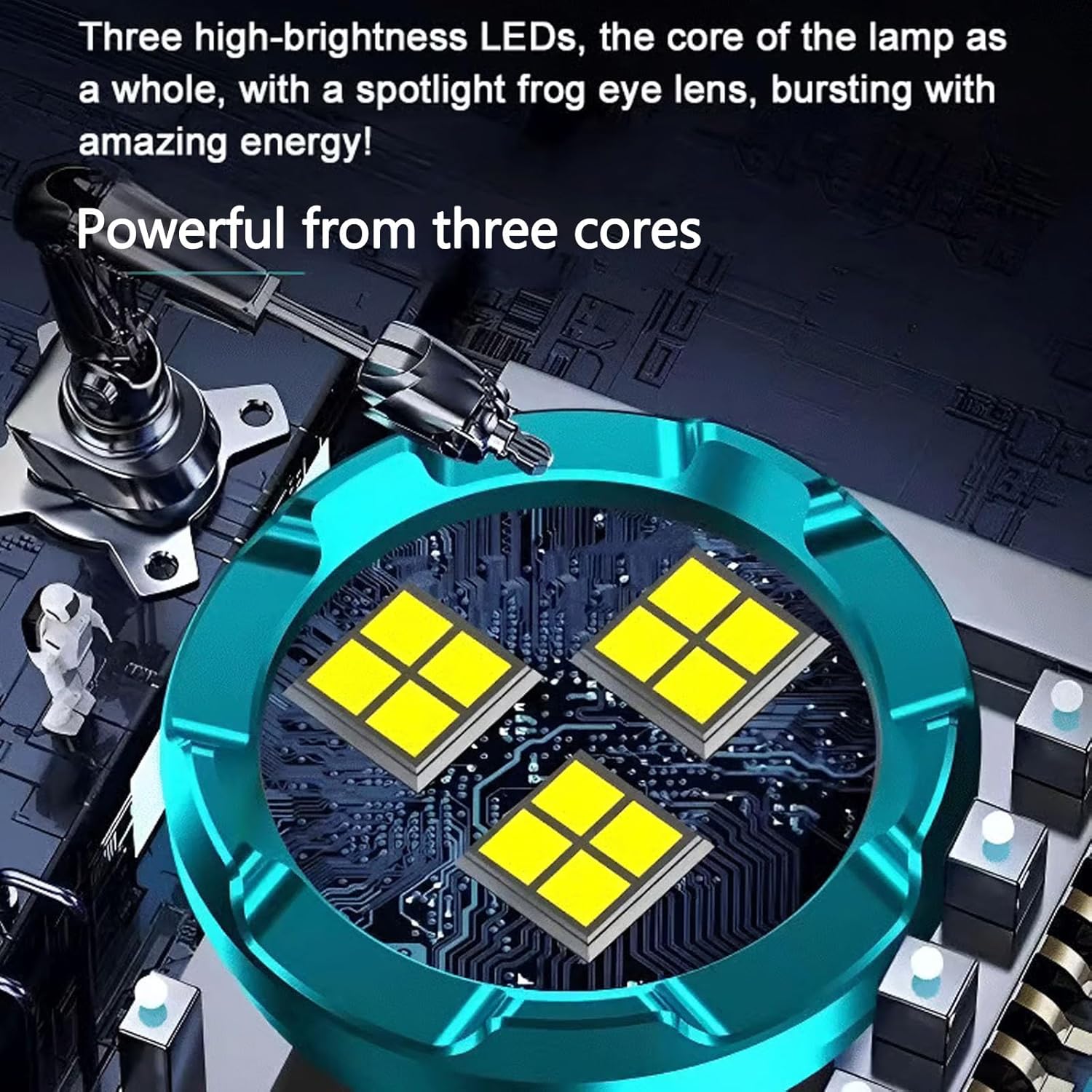 高強力戦術懐中電灯 3LED ミニキーホルダートーチ USB - Outdoor Lighting Globes のレビューと価格