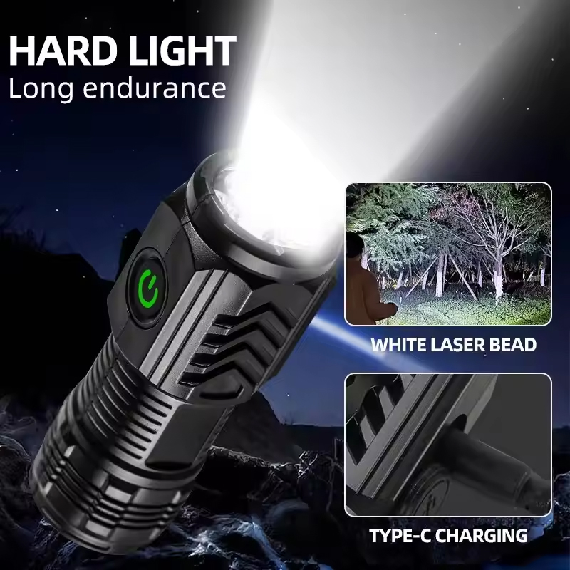 超高輝度ミニ LED 懐中電灯トーチ充電式釣り照明ランタン強 - Outdoor Lighting Globes のレビューと価格