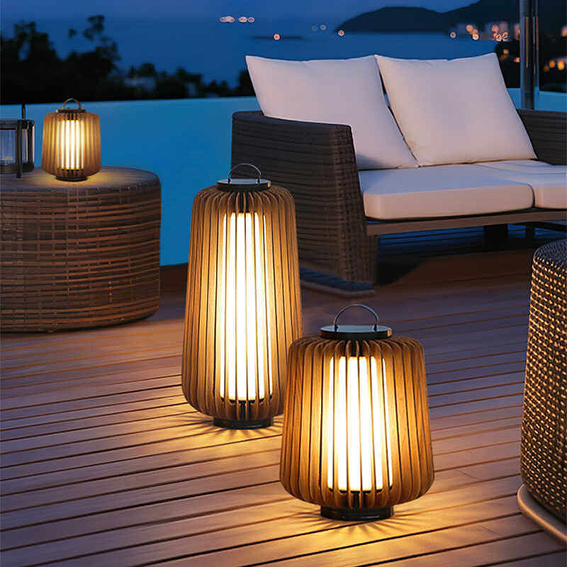 発光フロアランプ中庭ソーラーLED屋外照明非ソーラーランプ屋 - Outdoor Lighting Decoration のレビューと価格